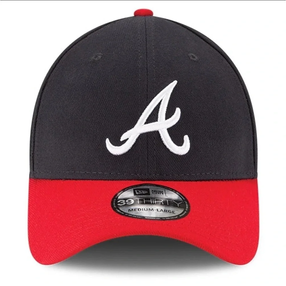 New Era Navy/Red Atlanta Braves MLB Team Classic Home 39THIRTY‎ Flex Hat M/L